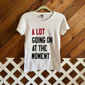 Swiftie Gildan A Lot Going On at the Moment white tee size S